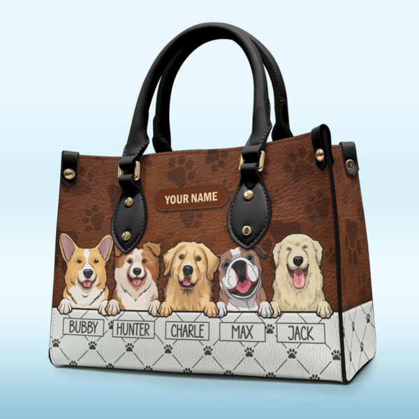 thumb-1_2998ec28-8463-4963-b99a-cd38d1f4ef78-1.jpg My Pet Is My Therapy – Dog & Cat Personalized Custom Leather Handbag – Gift For Pet Owners, Pet Lovers